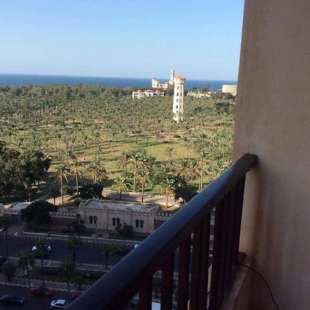 Sea & Garden View At Al-Muntazh Towers - إطلاله علي البحر و حدائق قصر المنتزه Appartement Alexandrië Buitenkant foto
